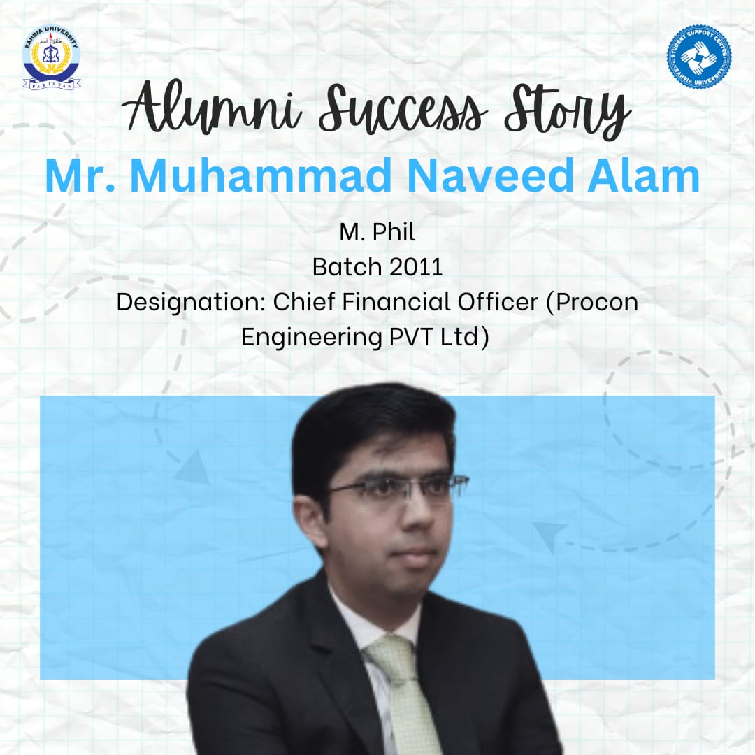 Alumni Featured Stories – BUKC – Bahria University